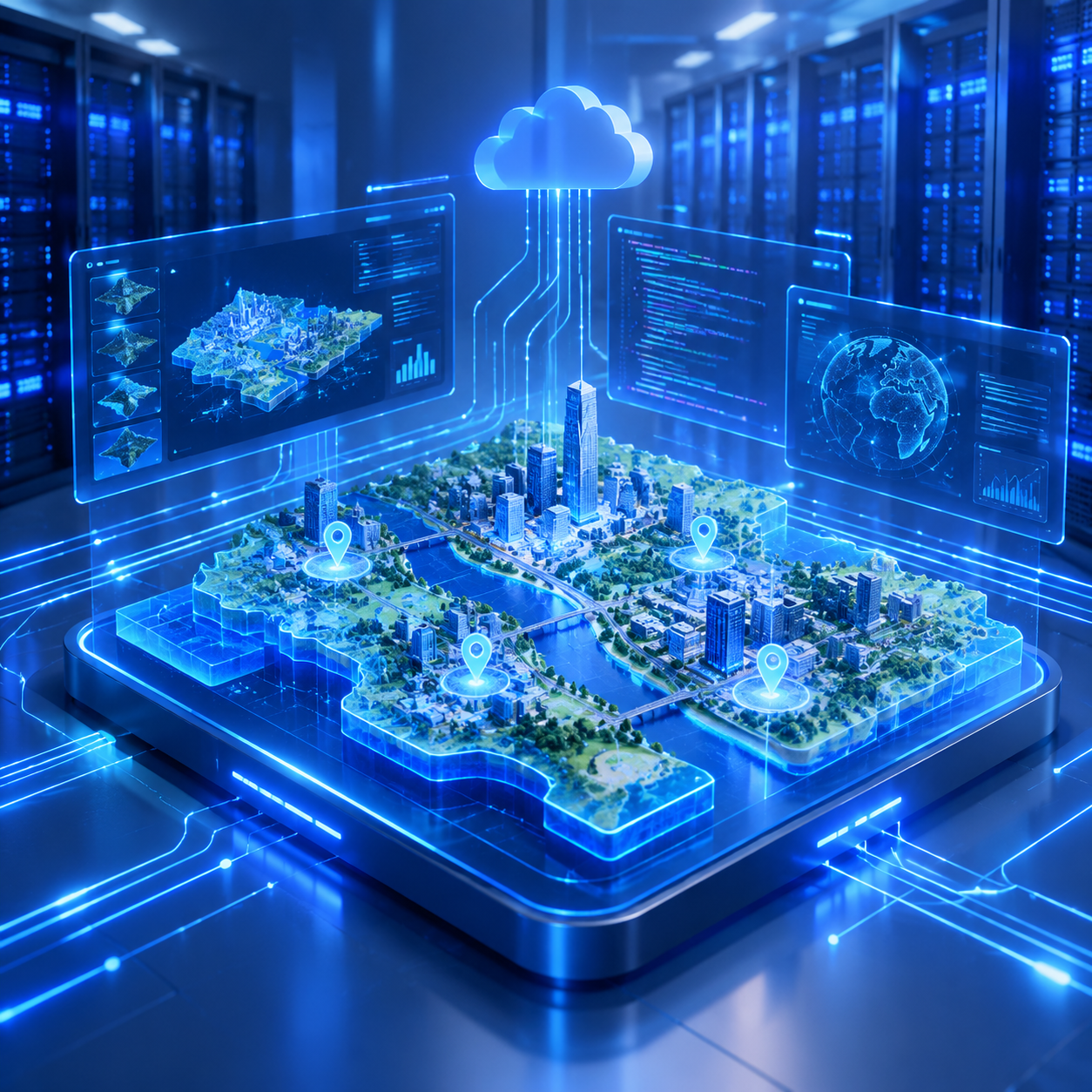 Web3D三维地图沙盘